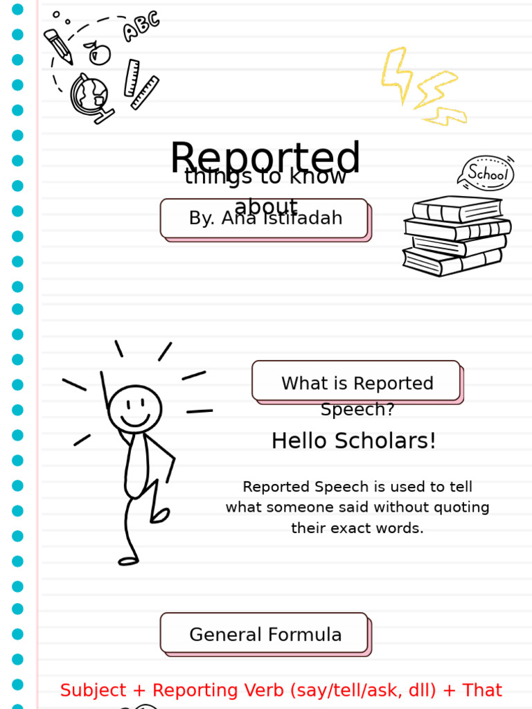 Reported Speech Material | PDF | Semantic Units | Linguistic Morphology