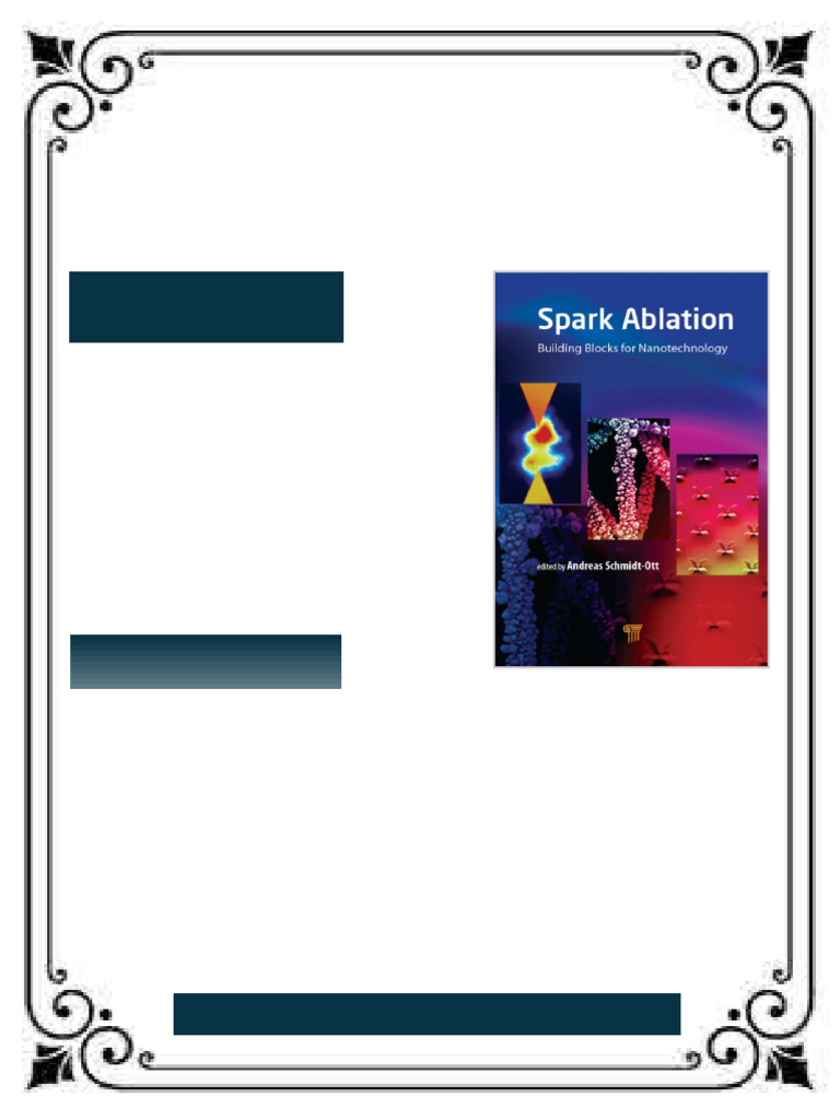 Spark Ablation Building Blocks for Nanotechnology 1st Edition Andreas ...