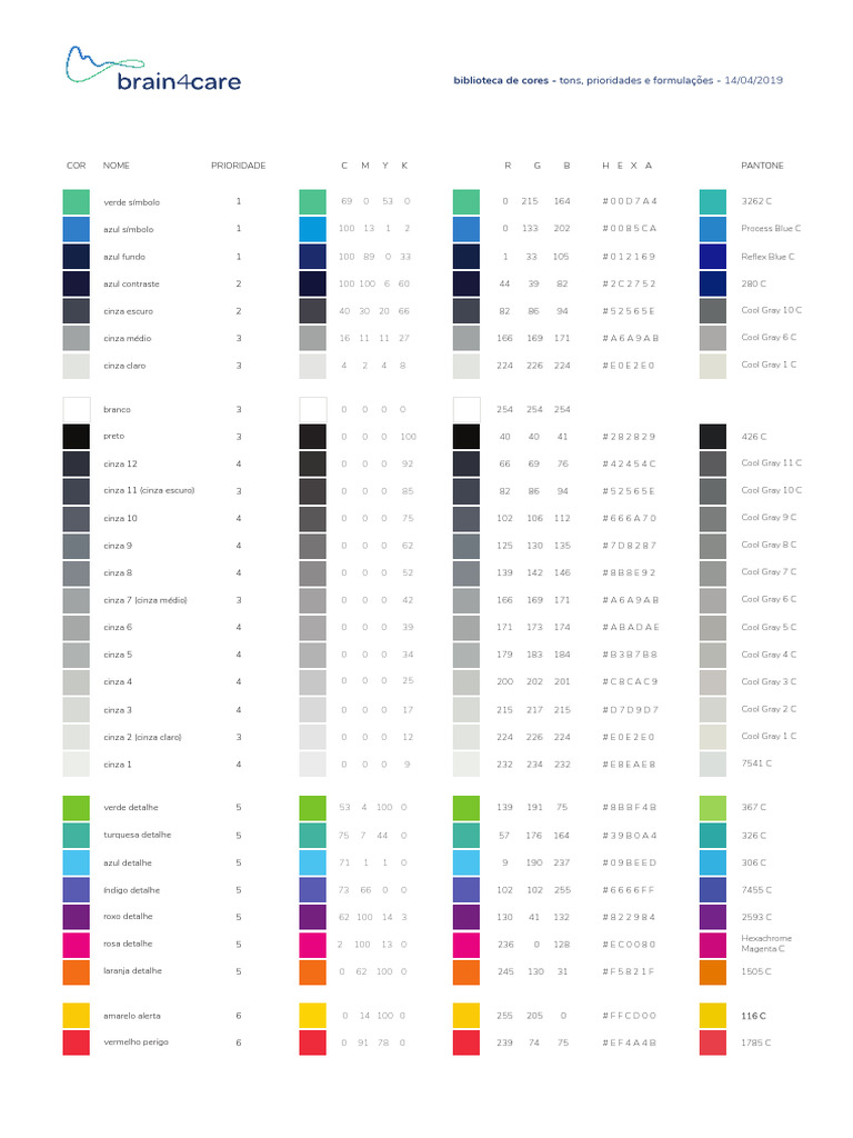 Biblioteca de colores y fórmulas | PDF | Color