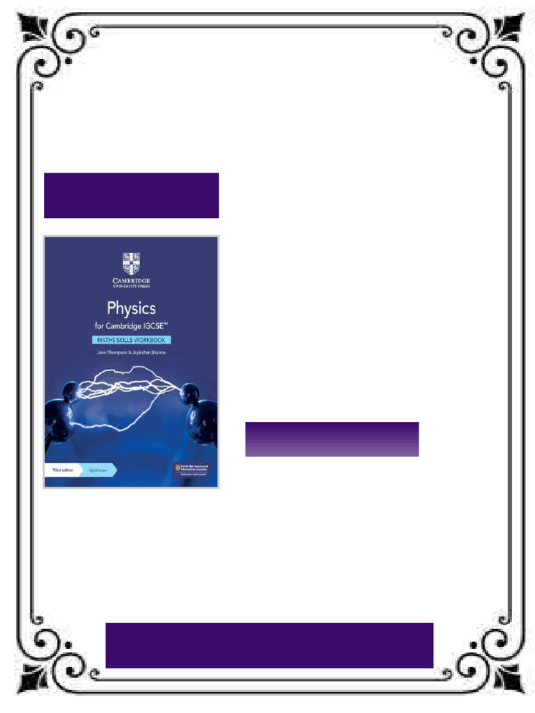 Physics for Cambridge IGCSE Maths Skills Workbook with Digital Access 2 ...
