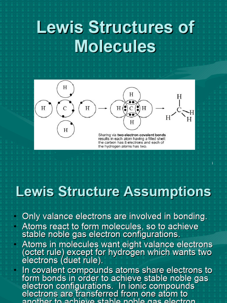 Lewis Structures4662 | PDF | Chemical Bond | Covalent Bond