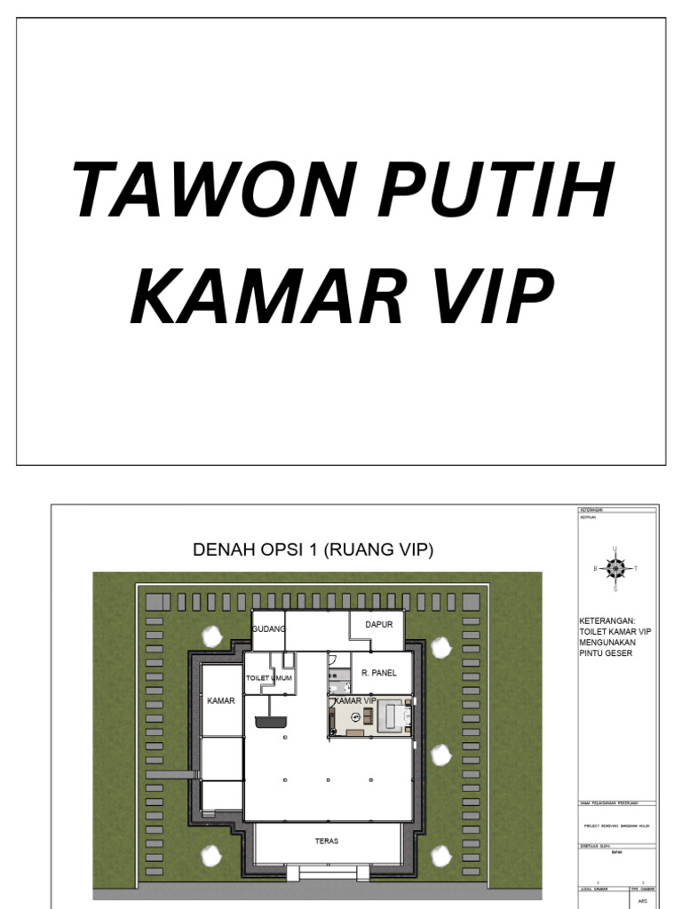 Denah Kamar VIP dan Fasilitasnya | PDF