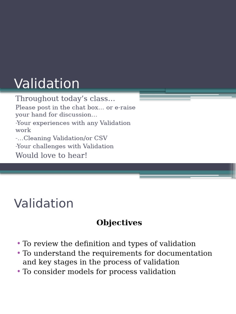 Validation 2022 | PDF