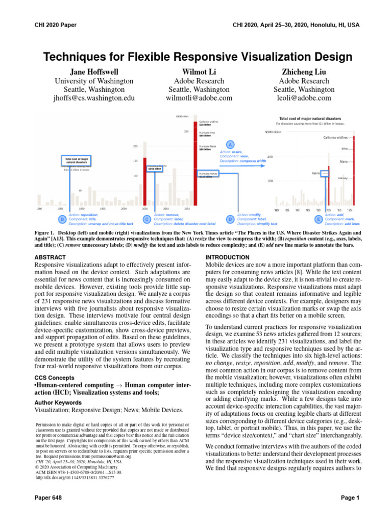 Responsive Visualization Design Techniques | PDF | Web Design ...
