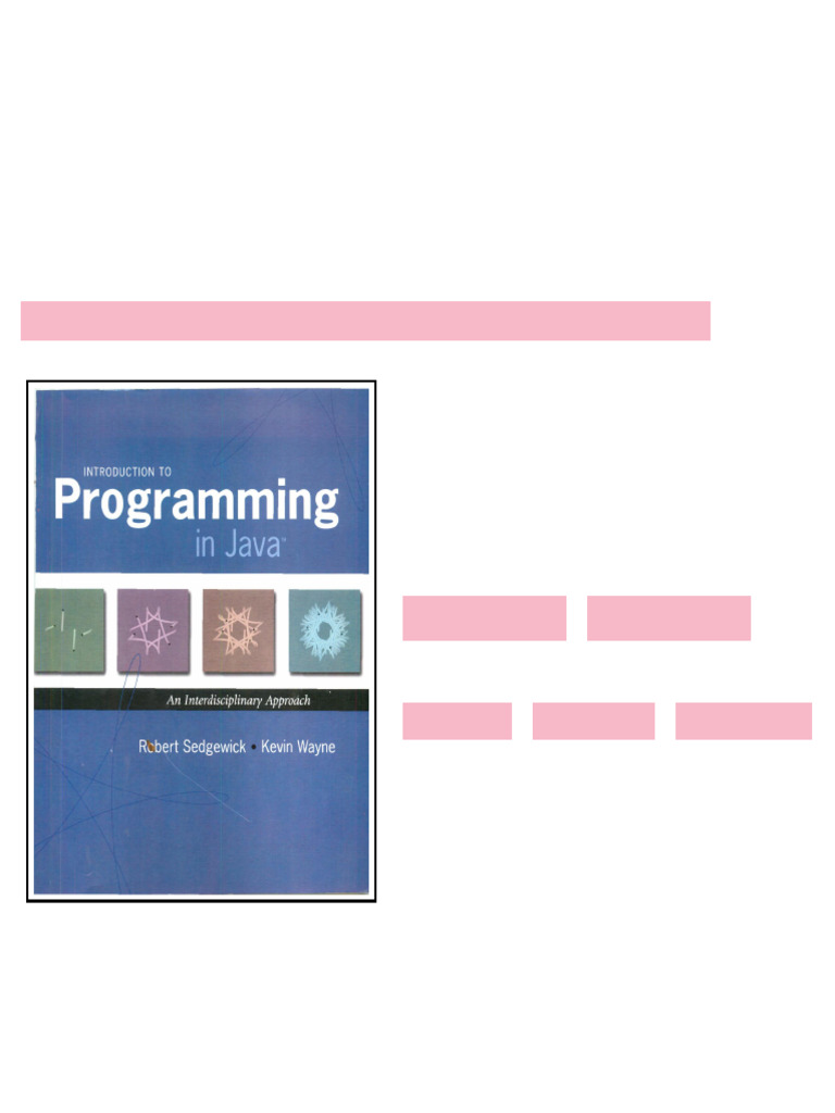 Introduction to Programming in Java An Interdisciplinary Approach all ...
