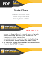 Deflection of Beams: Double Integration Method | PDF | Beam (Structure ...