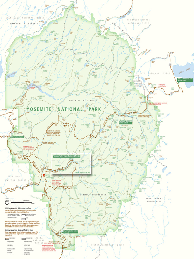 Yosemite National Park Map Guide | PDF