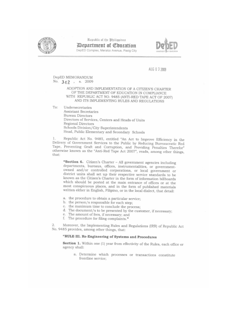 DepEd Personnel Services Guide | PDF | Complaint | Fee