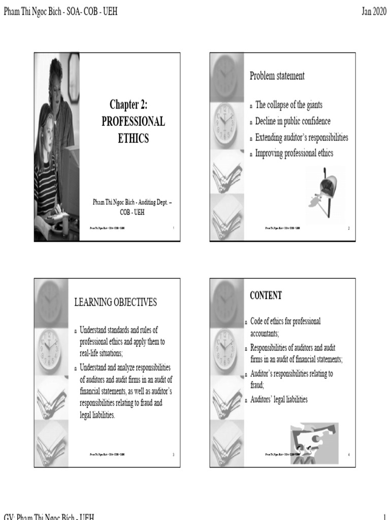 Chapter 2 Ethics | PDF | Audit | Professional Ethics