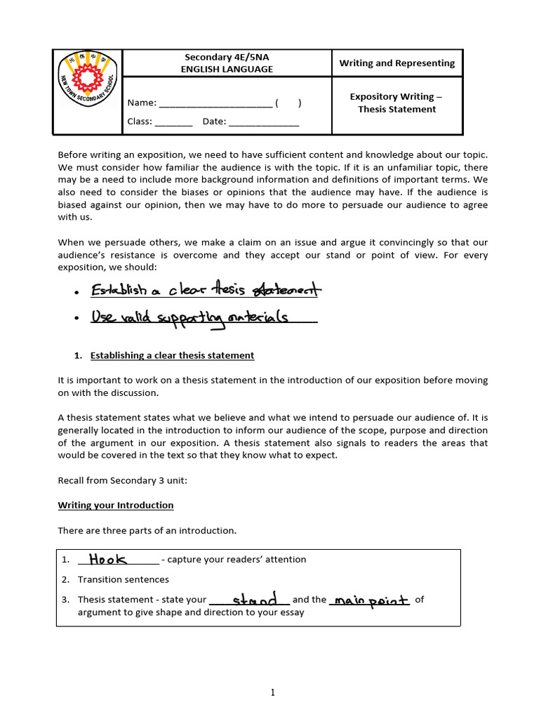 Crafting Effective Thesis Statements | PDF | Essays | Cognition
