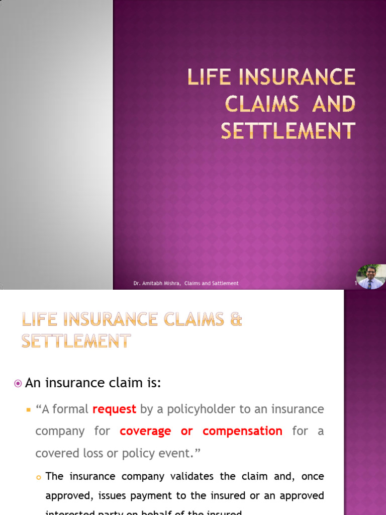 Life Insurance Claim Types and Process | PDF | Insurance | Financial ...