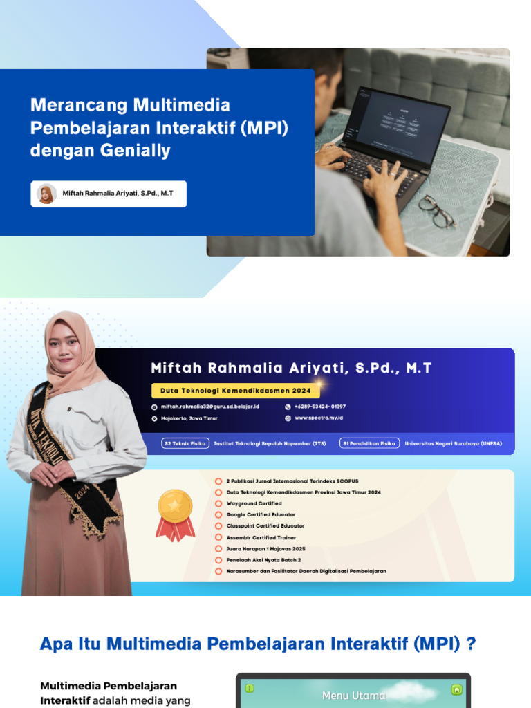 Membuat Multimedia Interaktif dengan Genially | PDF
