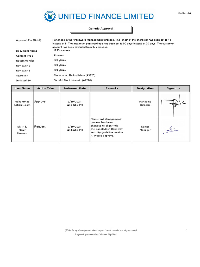 Updated Password Management Process | PDF | Password | Computer Data ...