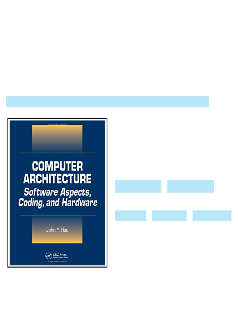 (Ebook) Computer Architecture: Software Aspects, Coding, and Hardware ...