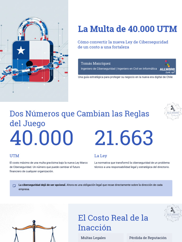 Ley de Ciberseguridad en Chile: Guía Estratégica | PDF | La seguridad ...