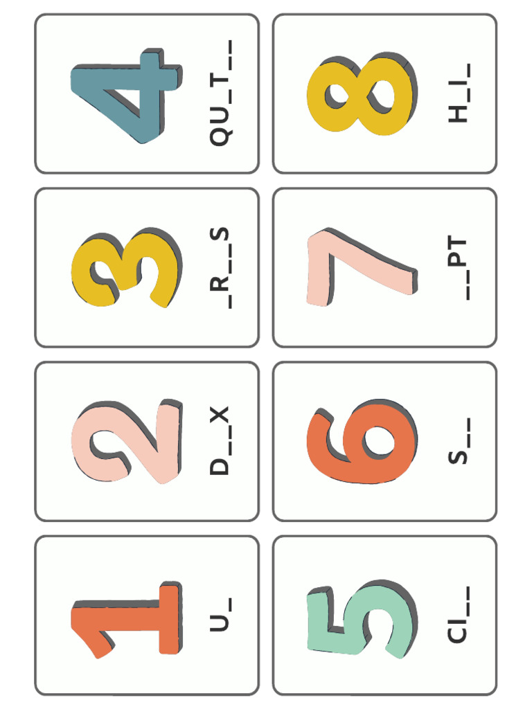 Numbers Practice | PDF