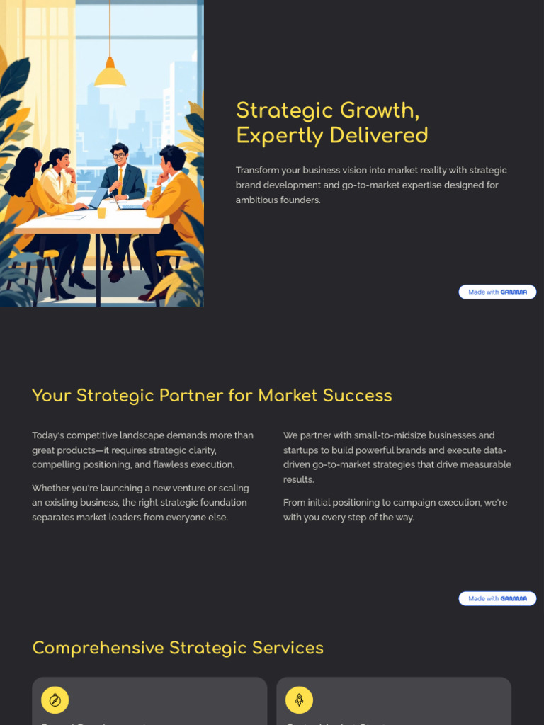 Strategic Growth Expertly Delivered | PDF
