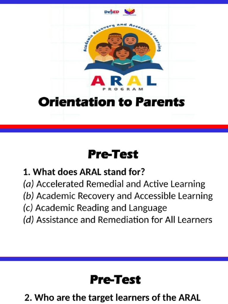ARAL Program Beneficiaries Analysis | PDF