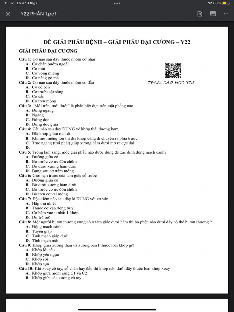 Đề GP Y22 | PDF