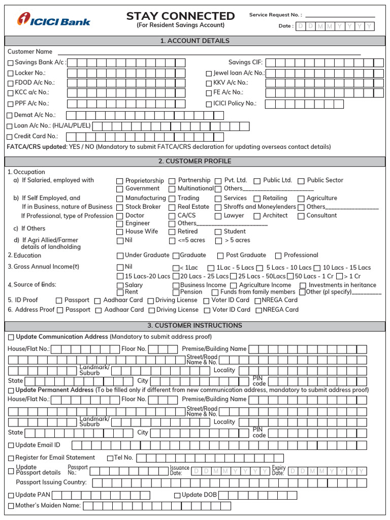 Stay Connected Form | PDF | Identity Document