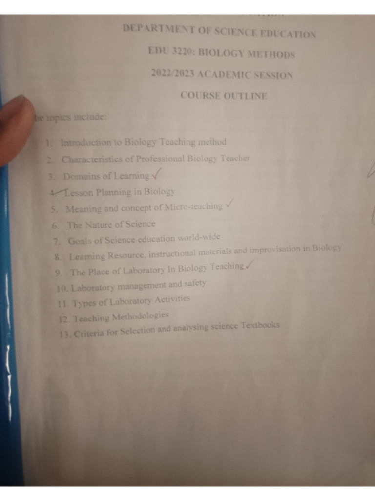 Biology Method ? | PDF