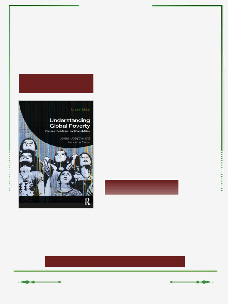 Understanding Global Poverty Causes Solutions and Capabilities Serena ...