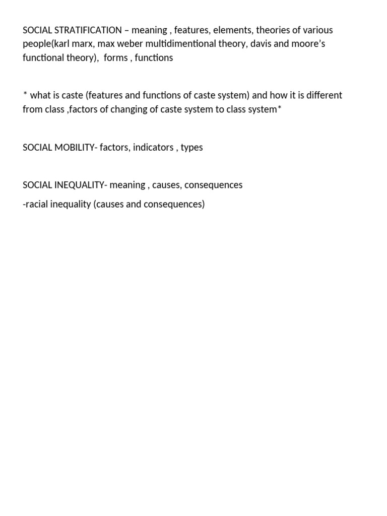 Socio | PDF | Social Stratification | Social Inequality