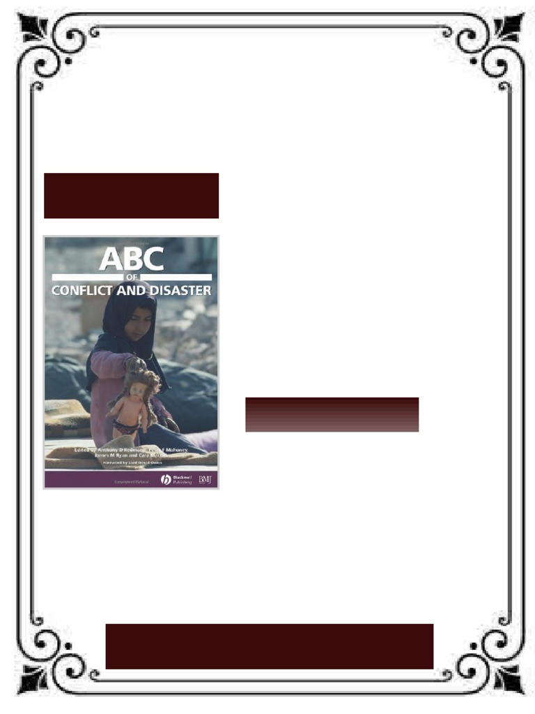 ABC of conflict and disaster 1st Edition Anthony D Redmond ebook ...