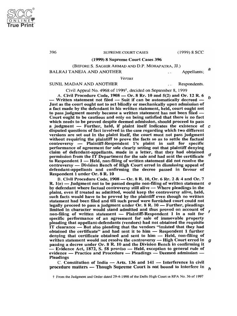 Modak Judgment Analysis: SCC 2008 | PDF | Government Institutions | Law ...