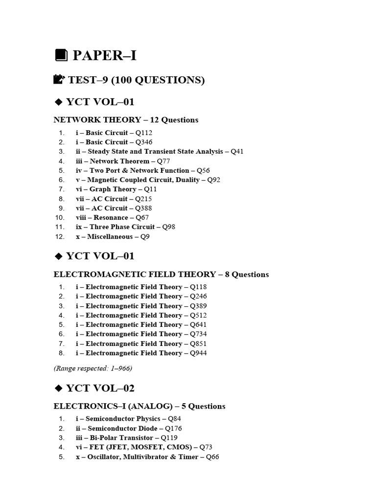 Electrical Engineering Question Bank | PDF | Electric Power ...