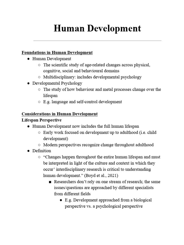 Psychology - Human Development | PDF | Gene | Nature Versus Nurture