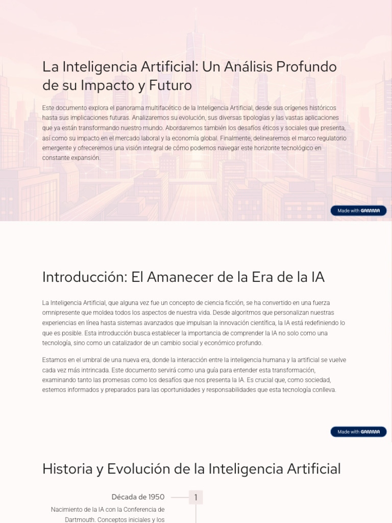 Impacto y Futuro de la Inteligencia Artificial | PDF | Inteligencia ...