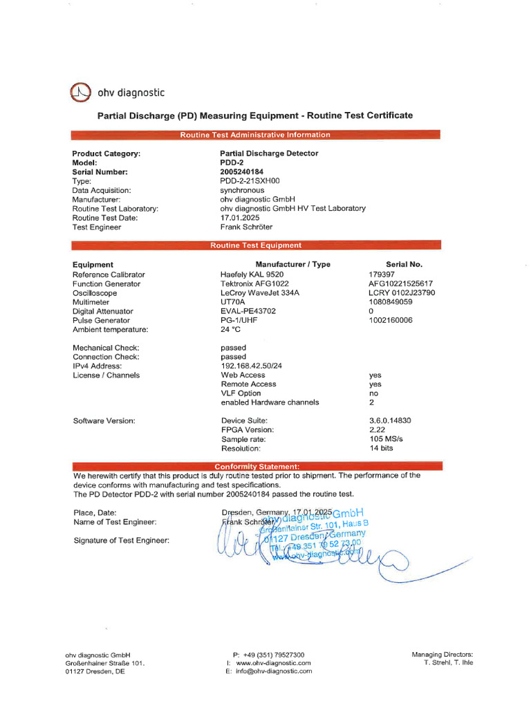 PDD2 Test Report | PDF