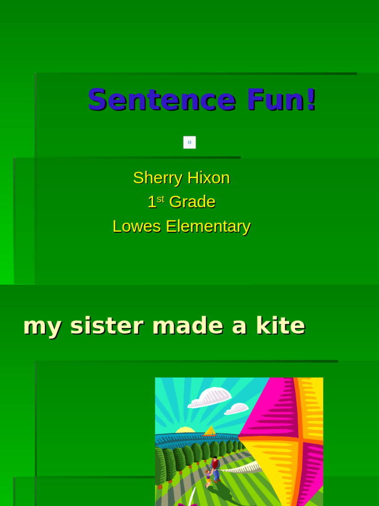 sentence fun | PDF
