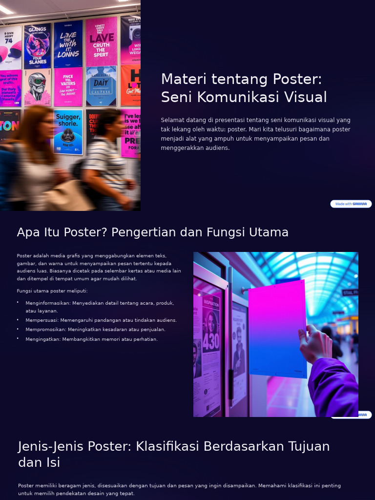 Poster Seni Komunikasi Visual | PDF
