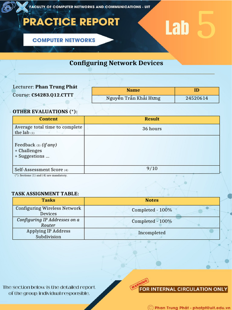 Network Device Configuration Report | PDF | Computer Network | Ip Address