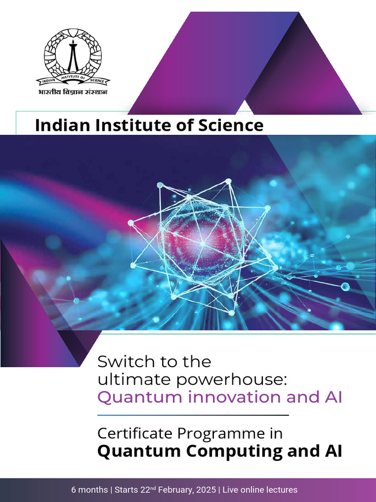 Quantum Computing & AI Certificate Program | PDF | Quantum Computing ...