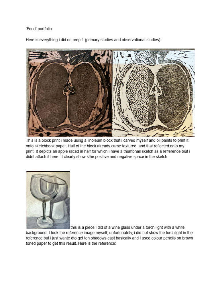 ‘Food’ Portfolio | PDF