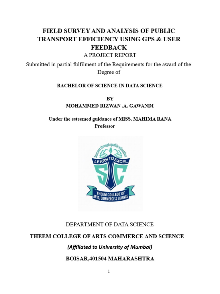 field project rizzu | PDF | Survey Methodology | Methodology