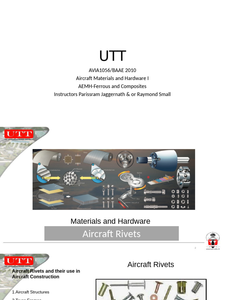 Aircraft+Rivets+Structures+and+Use+of+Rivets+Lectrue+1 | PDF | Rivet ...
