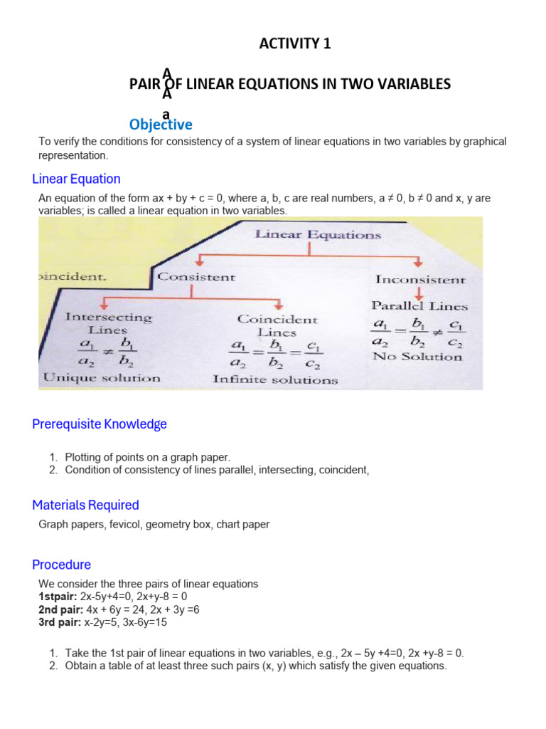x Activity i | PDF | Equations | Mathematics