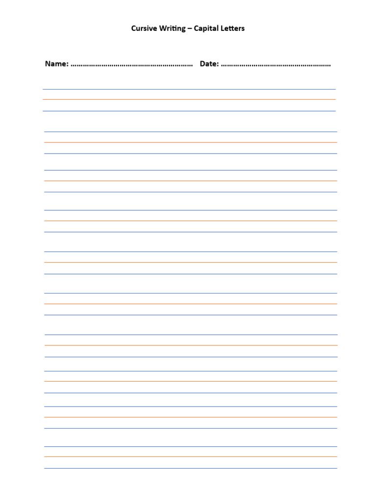 Cursive Writing1 | PDF