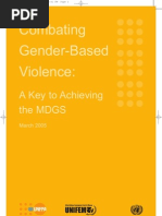 Combating Gender Based Violence