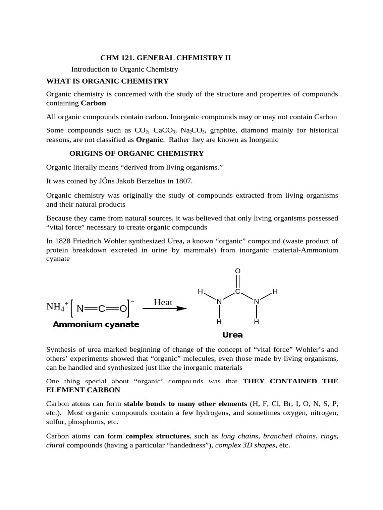 Organic Chemistry Fundamentals Explained | PDF | Organic Compounds ...