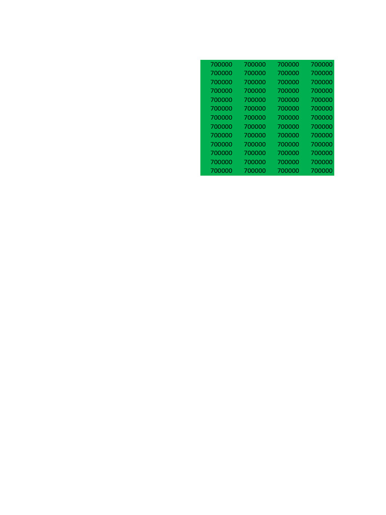 Valores repetidos de 700000 | PDF