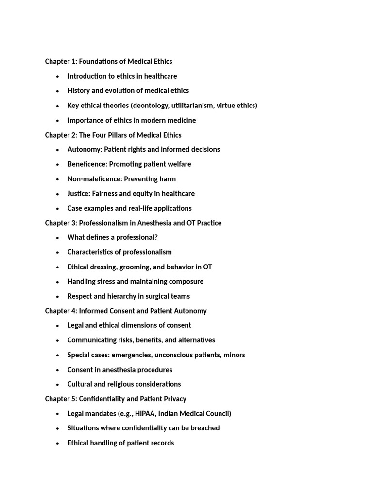 Medical Ethics in Healthcare Explained | PDF | Informed Consent | Consent