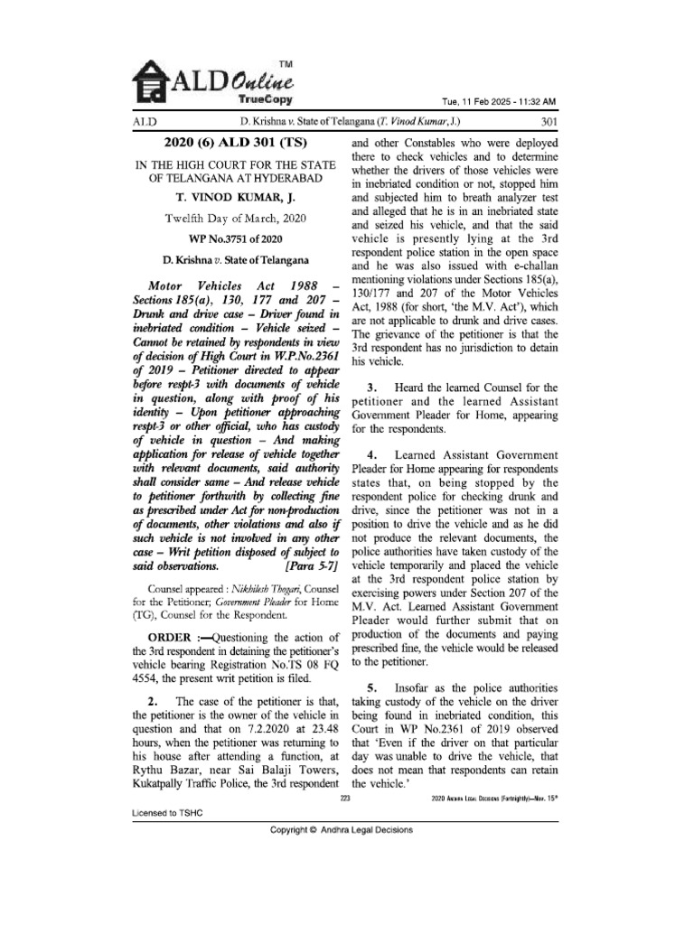 2020 (6) Ald 301 | PDF