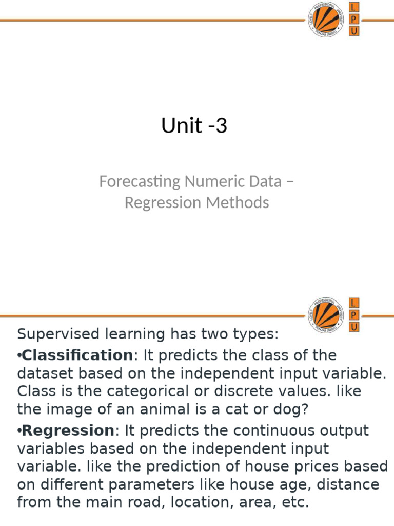 Numeric Prediction | PDF | Regression Analysis | Dependent And ...