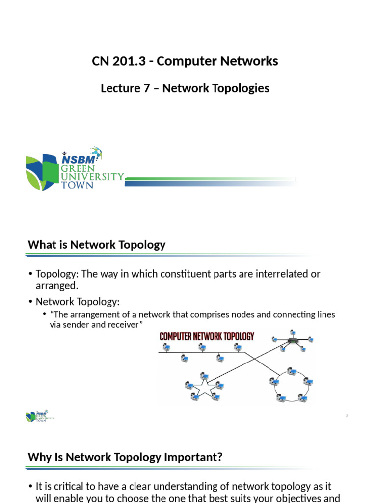 Understanding Network Topologies | PDF | Network Topology | Computer ...