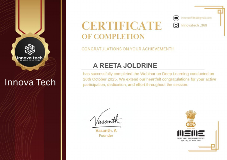 A Reeta Joldrine | PDF